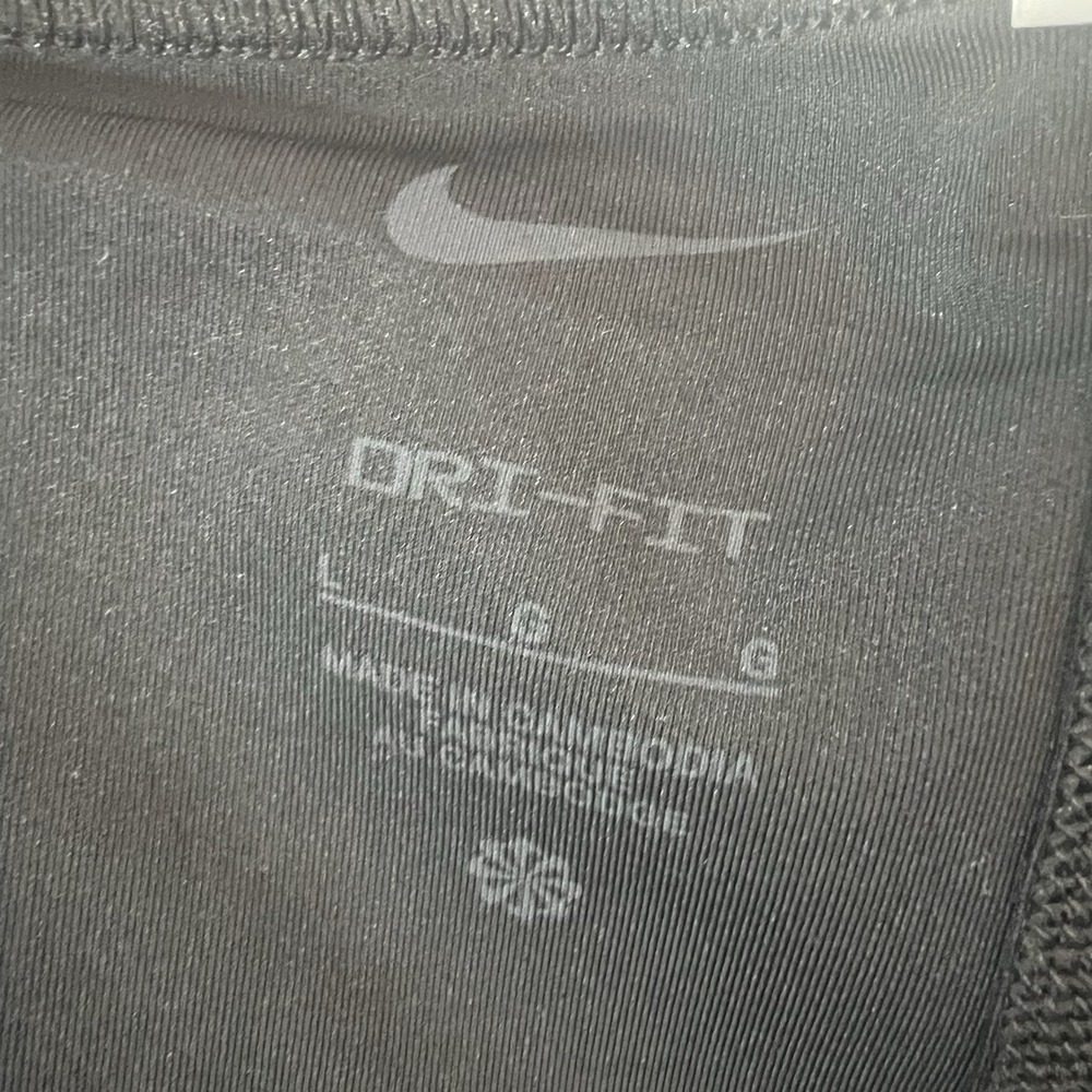 NIKE Dri Fit Pleated Black Animal Print Skort Skirt Tennis Golf Size LARGE - Picture 5 of 5